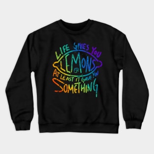 AJR LEMONS COLOR VINTAGE Crewneck Sweatshirt